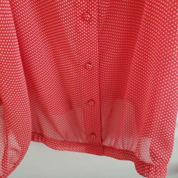 Torrid polka dot tank blouse - Picture 3 of 4